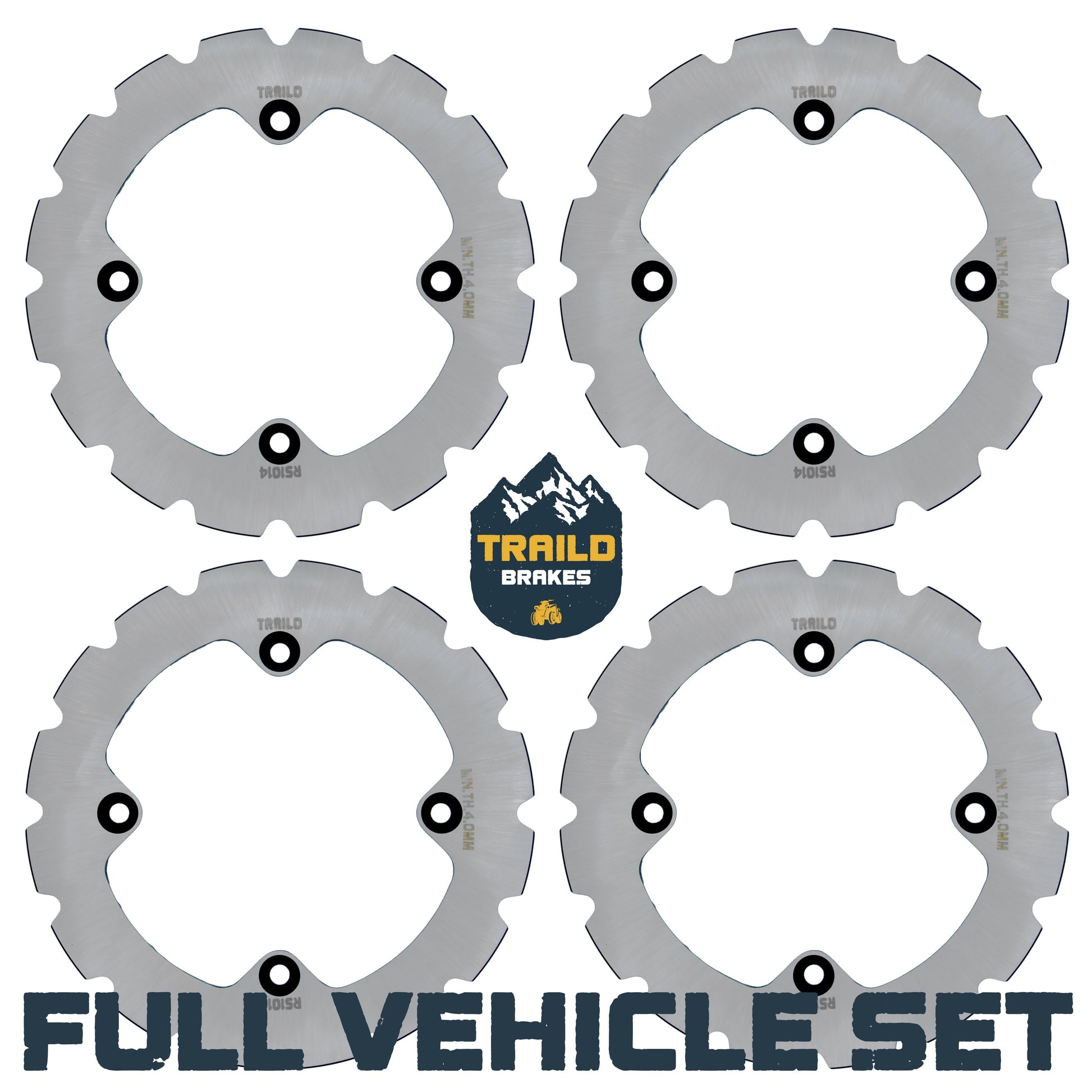 Can-Am Outlander 1000/650/450 6x6 2015-2026 Ridge Rider Disc Brake Rotor Kit - Full Vehicle Set - Brake Rotors