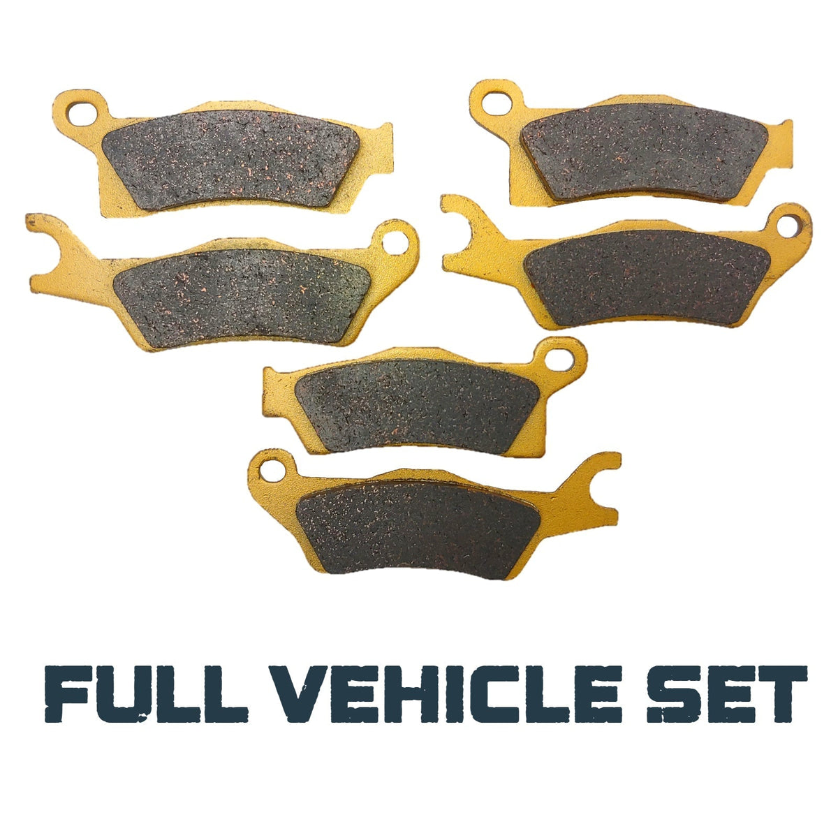 Can-Am Outlander 450/500/570/650/850/1000/HD5/HD7/PRO 2013-2026 Ceramic Brake Pad Set - Vehicle Parts & Accessories