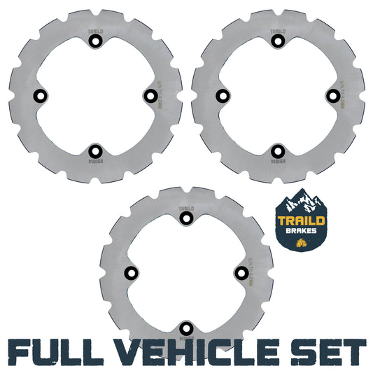 Can-Am Outlander 450/500/570/650/850/1000/HD5/HD7/PRO 2013-2026 Ridge Rider Disc Brake Rotor Kit - Full Vehicle Set