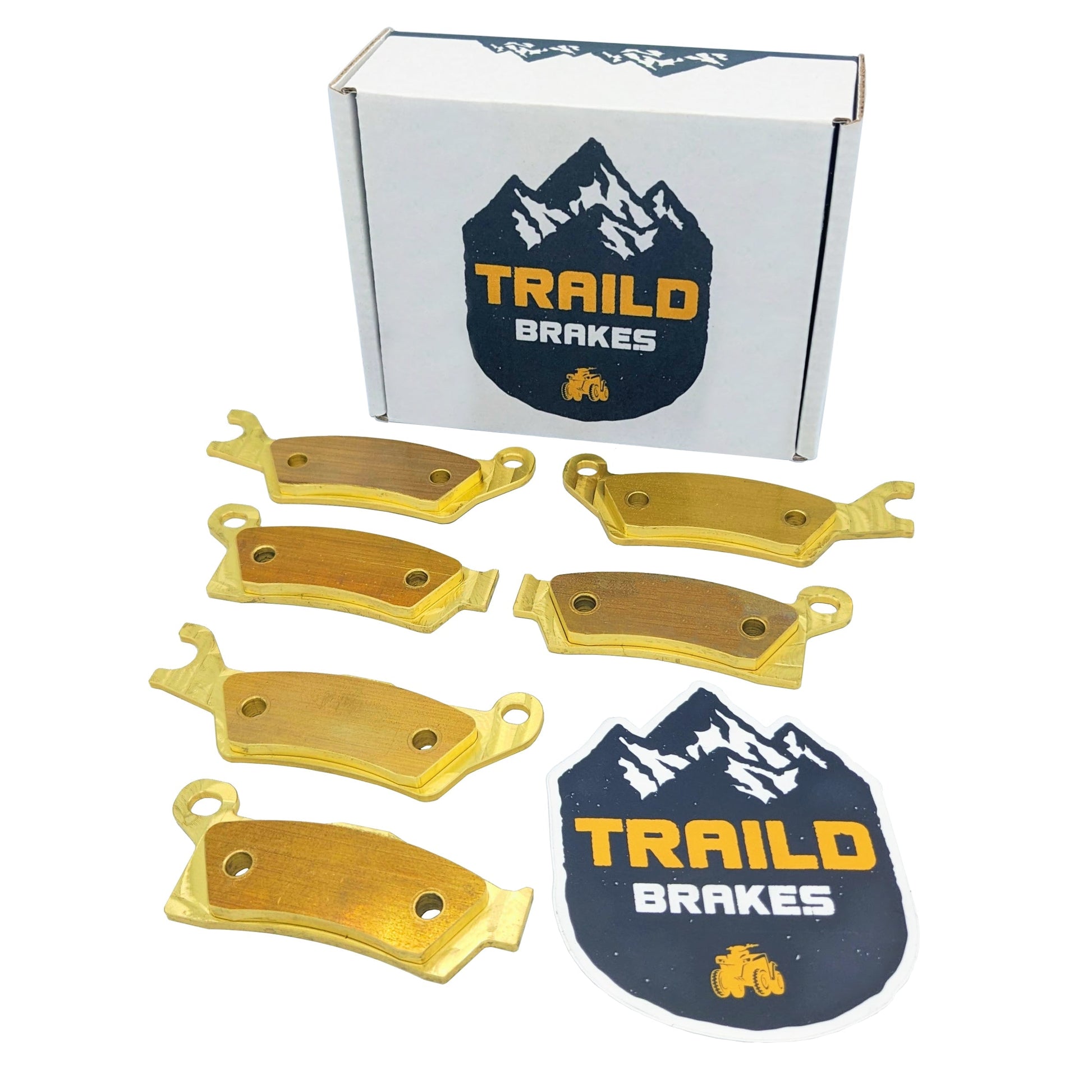 Can-Am Renegade 1000/850/650/570 2020-2026 Brass Brake Pad Set - Vehicle Parts & Accessories