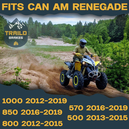 Can-Am Renegade 1000/850/800/570/500 2012-2019 Ridge Rider Rotor and Pad Kit - Pad & Rotor Kit