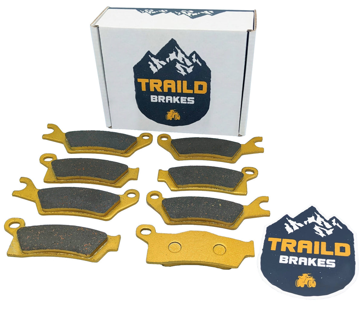 Can-Am Renegade 1000/850/800/570/500 2012-2019 Ridge Rider Rotor and Pad Kit - Pad & Rotor Kit