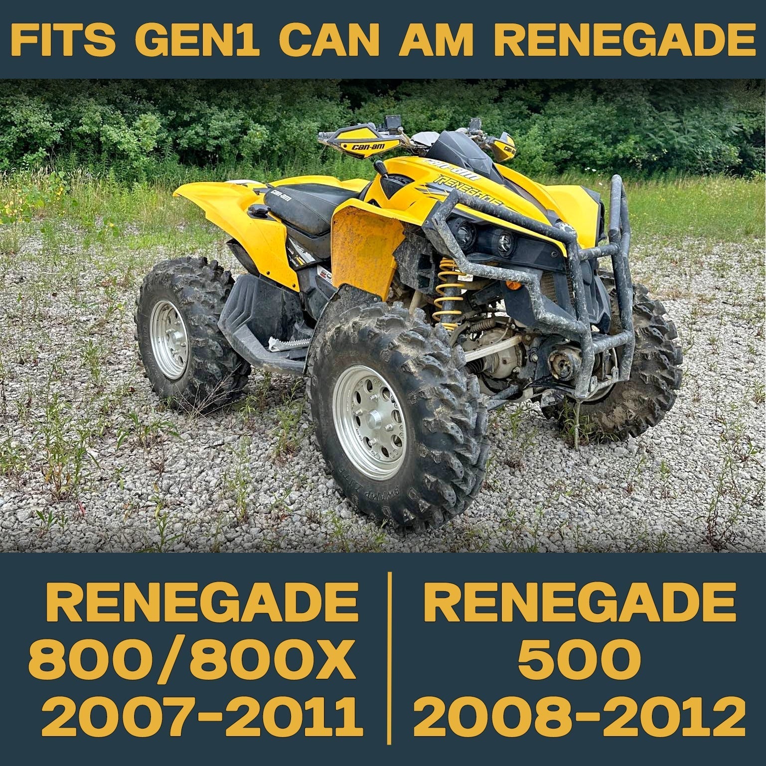 Can Am Renegade 800/500 2007-2012 Brass Brake Pad Set - Vehicle Parts & Accessories