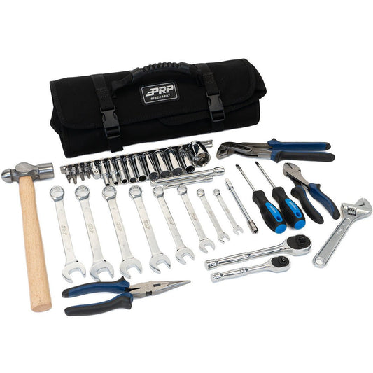 Can Am Roll-Up Tool Bag with 35 Piece Tool Kit