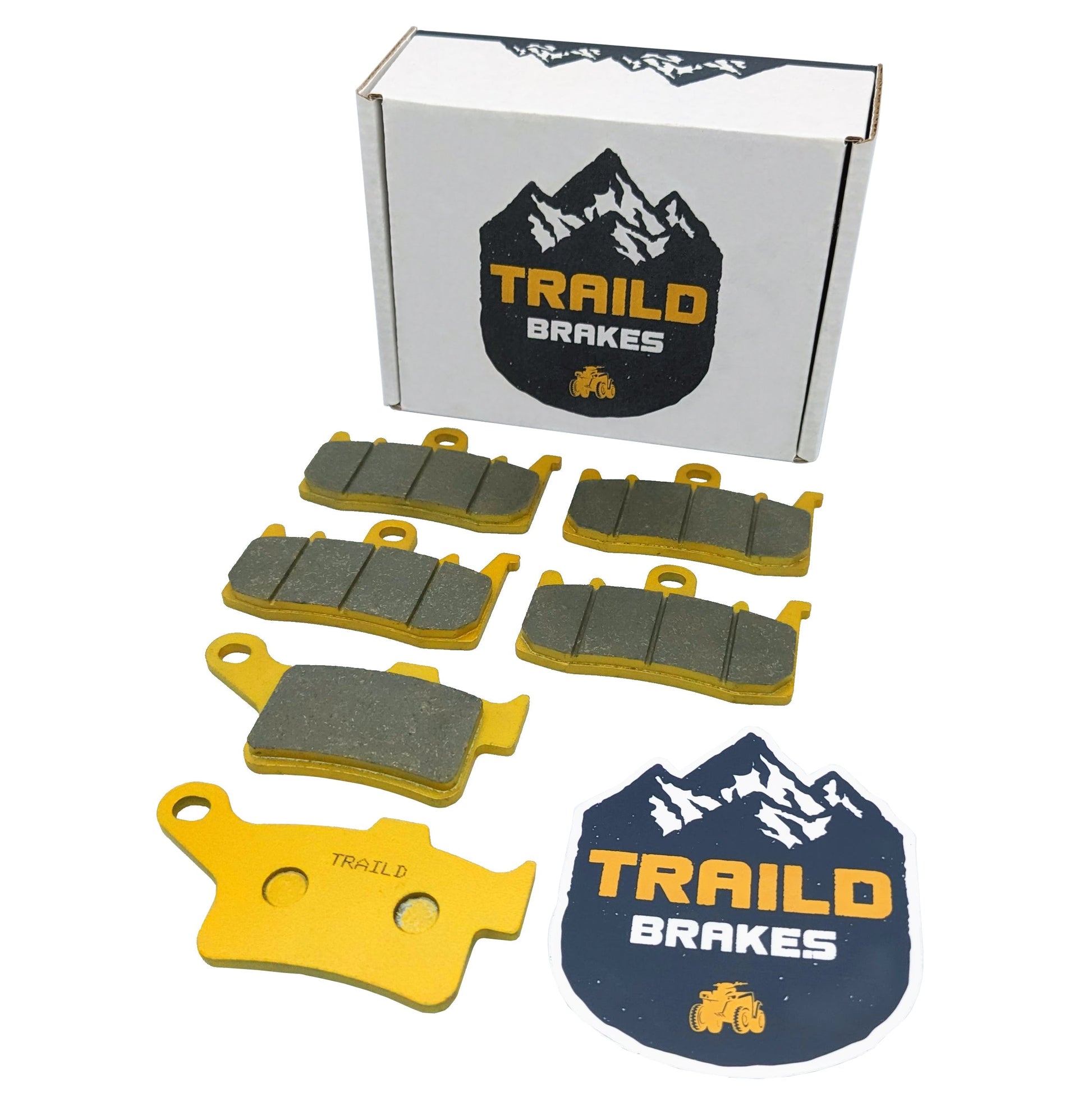 Can Am Spyder 2013-2024 Ceramic Brake Pad Set - Vehicle Parts & Accessories