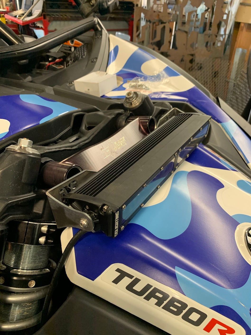 Can-Am X3 12” LED Bar Shock Tower Mount Made In USA - Vehicle Mount