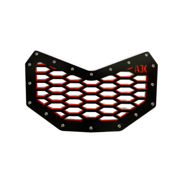 Can-Am X3 Front Grill - B-12 / Orange / No - Vehicle Parts & Accessories