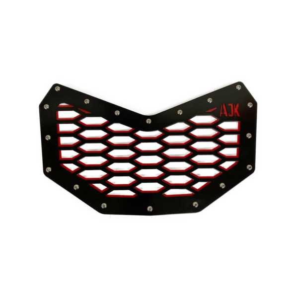 Can-Am X3 Front Grill - B-12 / Red / No - Vehicle Parts & Accessories