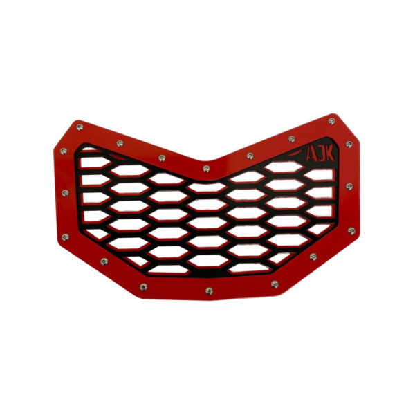 Can-Am X3 Front Grill - B-12 / Red / Yes - Vehicle Parts & Accessories