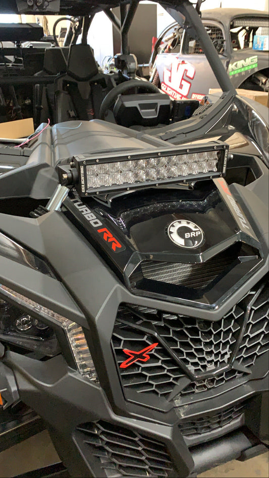Can-Am X3 Universal Shock Tower Bracket for LED Pods or LED Light Bar Made In USA - Light Bar Brackets