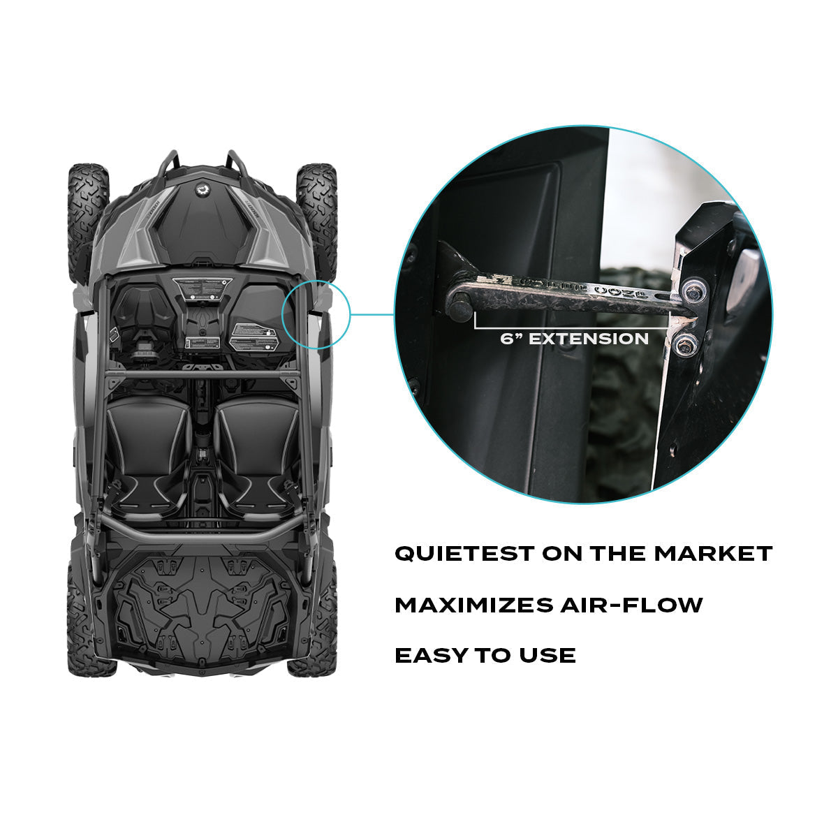 Carbon Fiber UTV Aero Door Latches - Door Latches