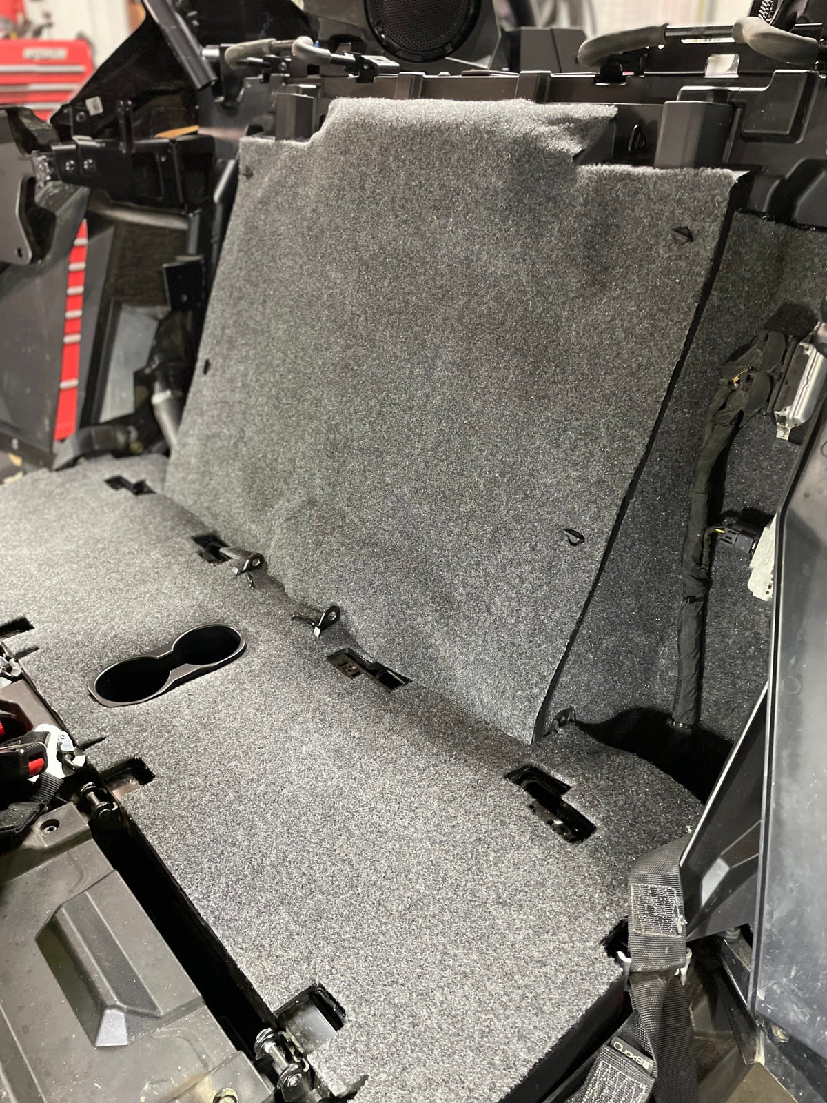 Carpet Kit Polaris RZR Pro XP/Pro R/Turbo R 2020-Current - 4 Seat Under Seat Cover - Carpet Kit