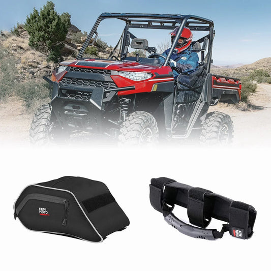 Center Seats Storage Bag & Grab Handles for Polaris General