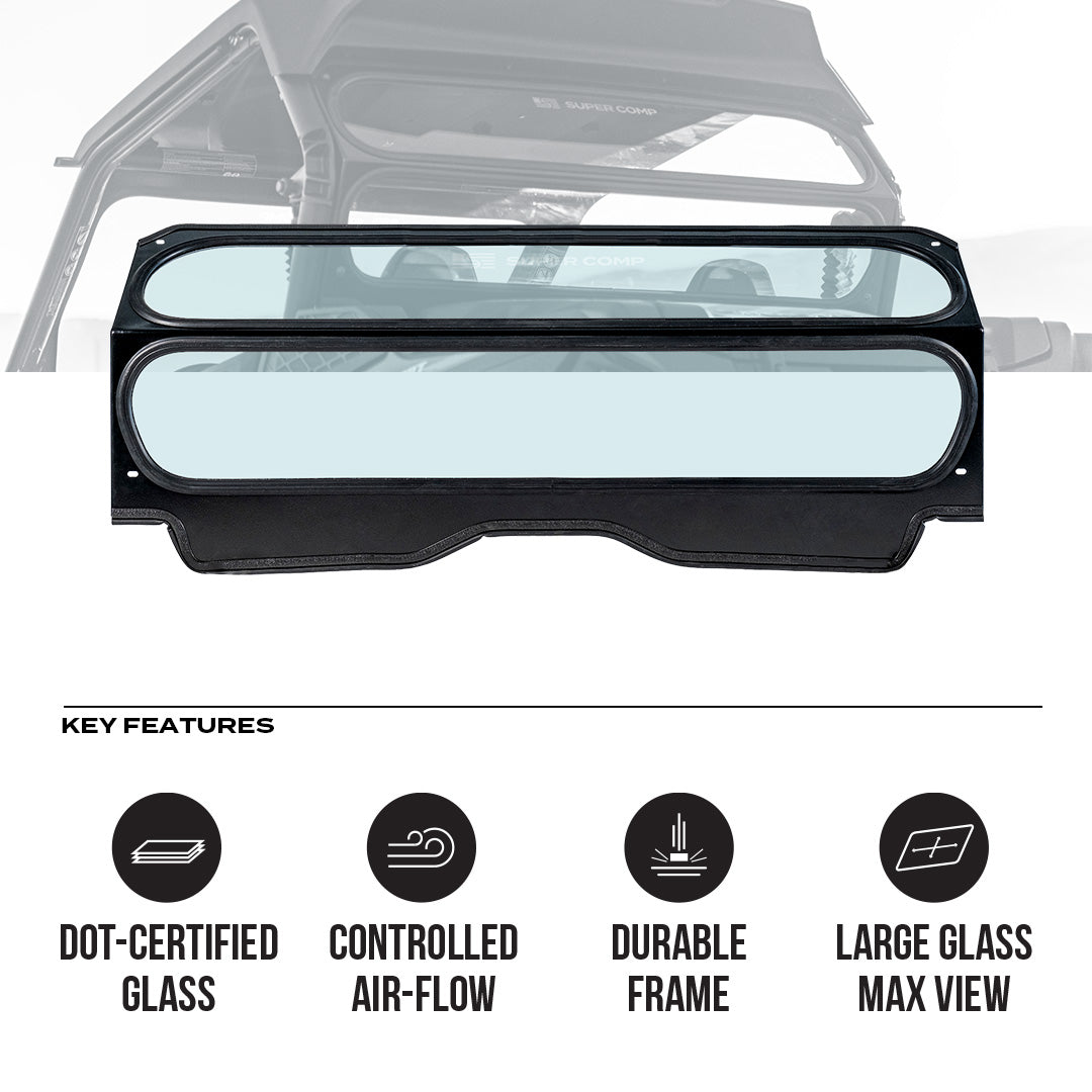 CF Moto 950 Sport Tinted Rear Windshield - Rear Windshield