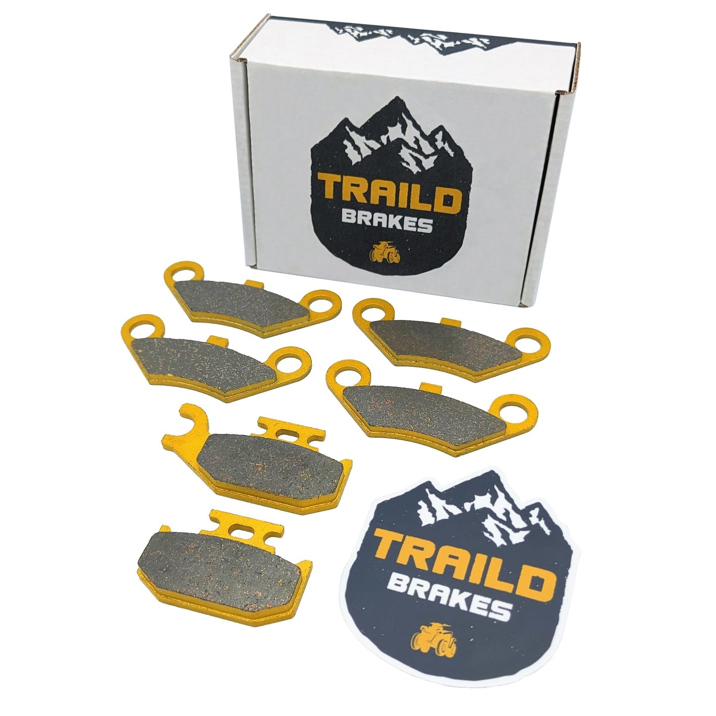 CF Moto CFORCE 500 HO 2014-2016 Ceramic Brake Pad Set - Vehicle Parts & Accessories