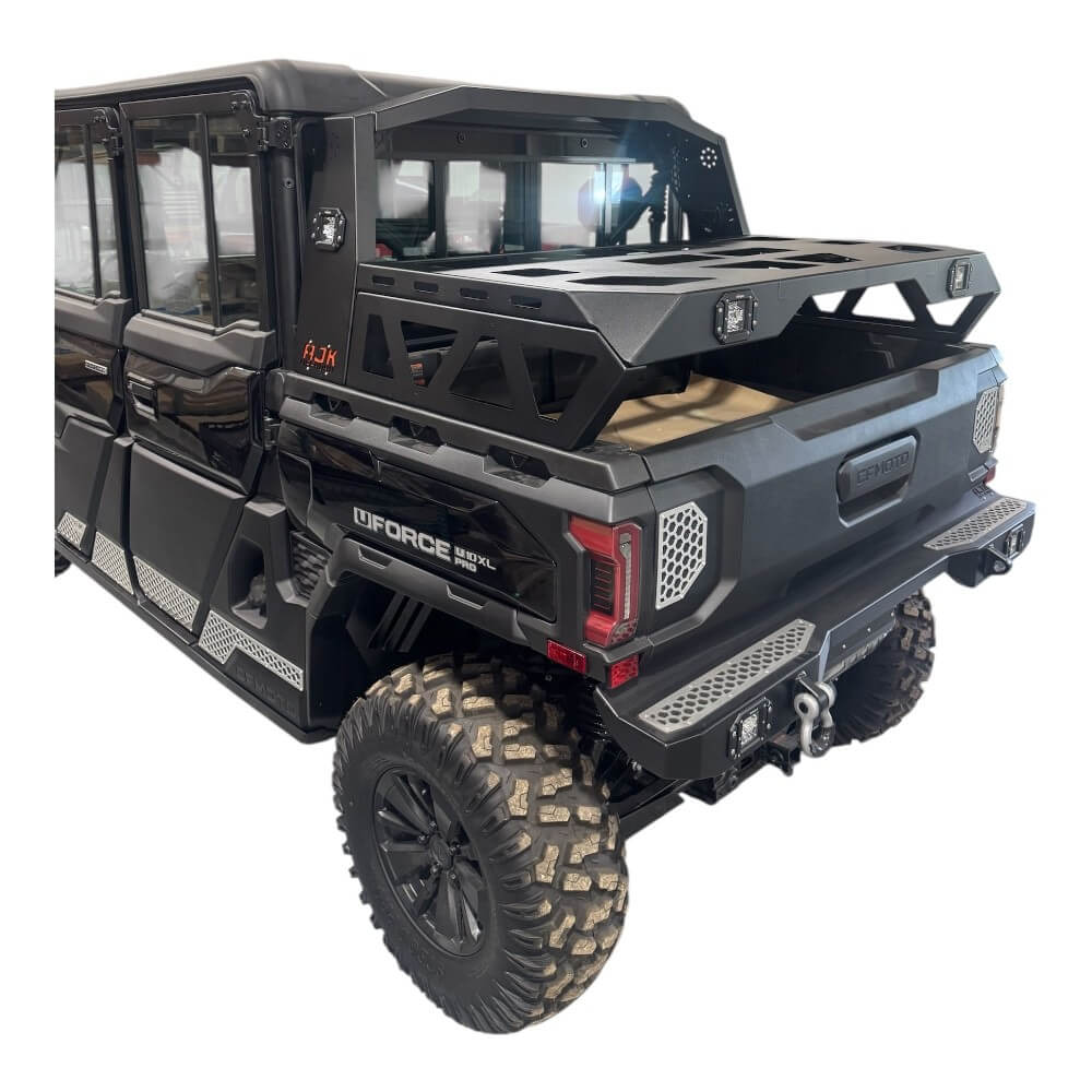 CF Moto UForce U10 Chase Rack / Tire Carrier - Chase Rack with tire Carrier / No Lights / No do not add Tire Strap
