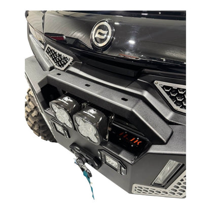 CF Moto UForce U10 Front Bumper - Silver / No Lights / Yes add Bull Bar - Bumper