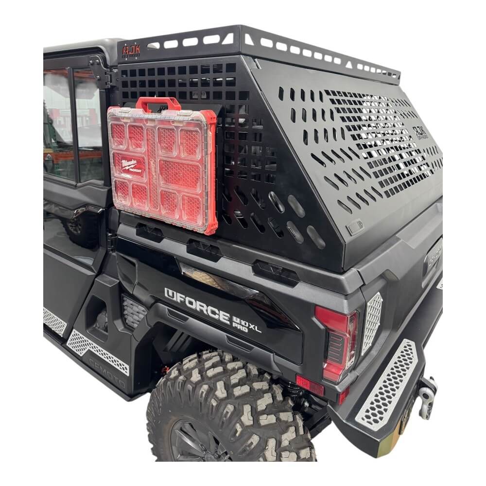 CF Moto UForce U10 Tall Bed Rack with Enclosure - Storage Options