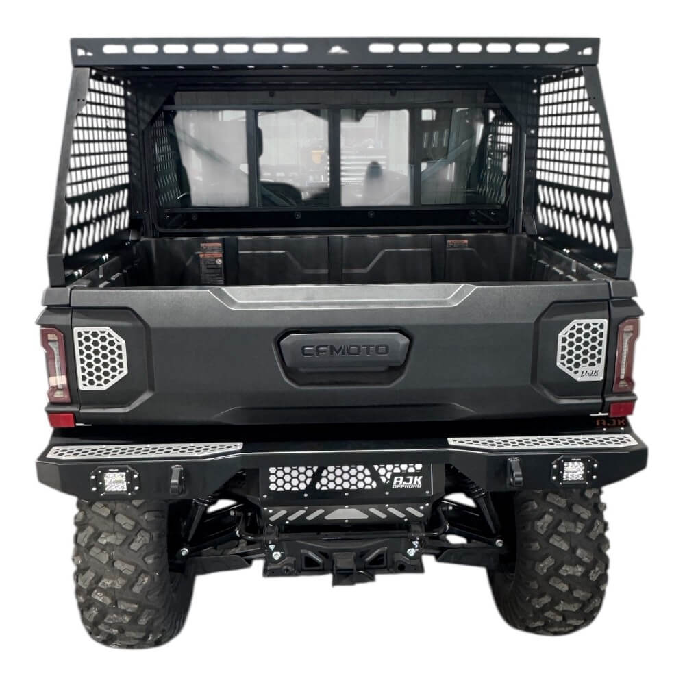 CF Moto UForce U10 Tall Bed Rack with Enclosure - Storage Options