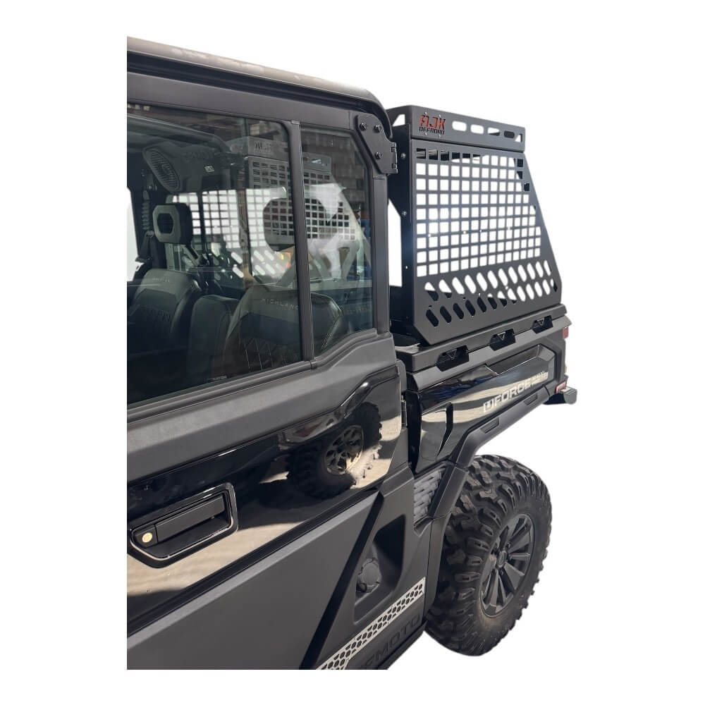 CF Moto UForce U10 Tall Bed Rack with Enclosure - Storage Options