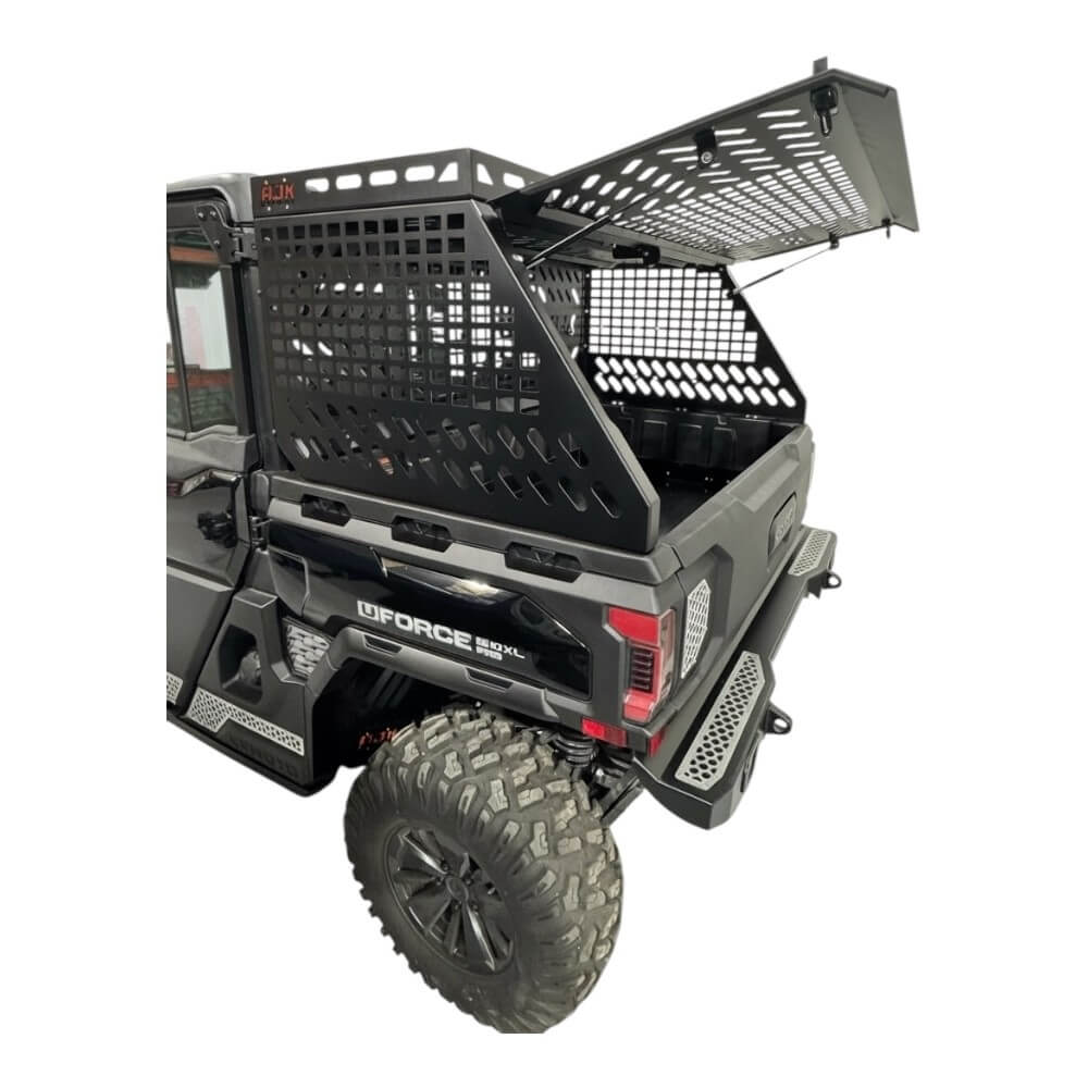 CF Moto UForce U10 Tall Bed Rack with Enclosure - Storage Options