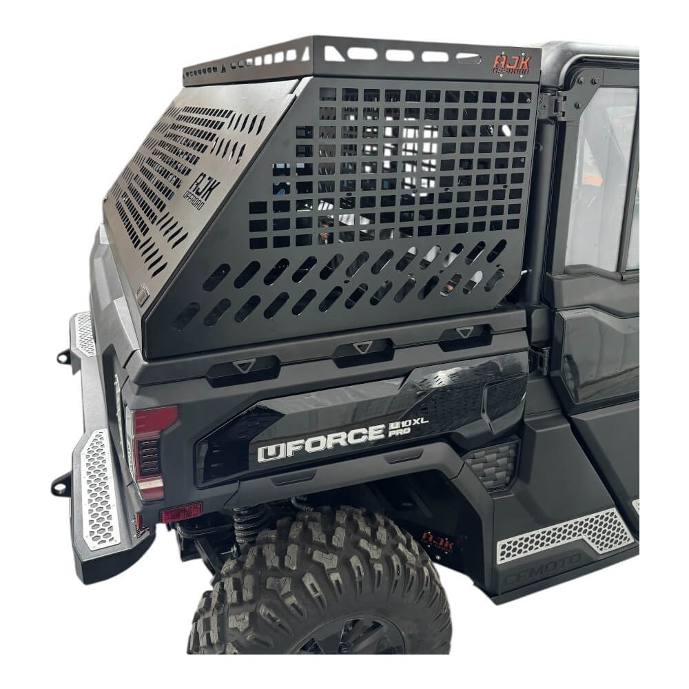 CF Moto UForce U10 Tall Bed Rack with Enclosure - Storage Options