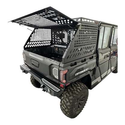 CF Moto UForce U10 Tall Bed Rack with Enclosure - Storage Options
