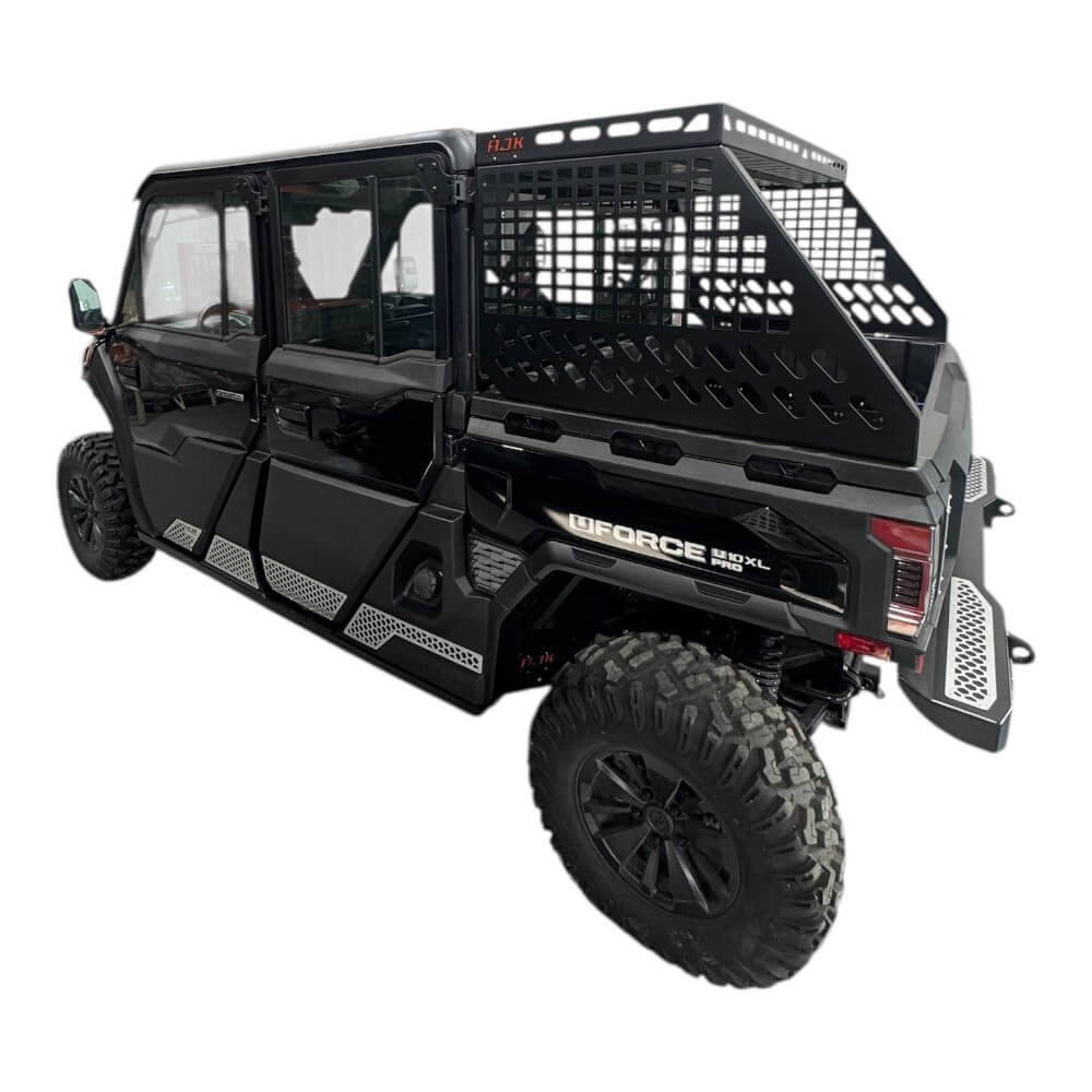 CF Moto UForce U10 Tall Bed Rack with Enclosure - Storage Options