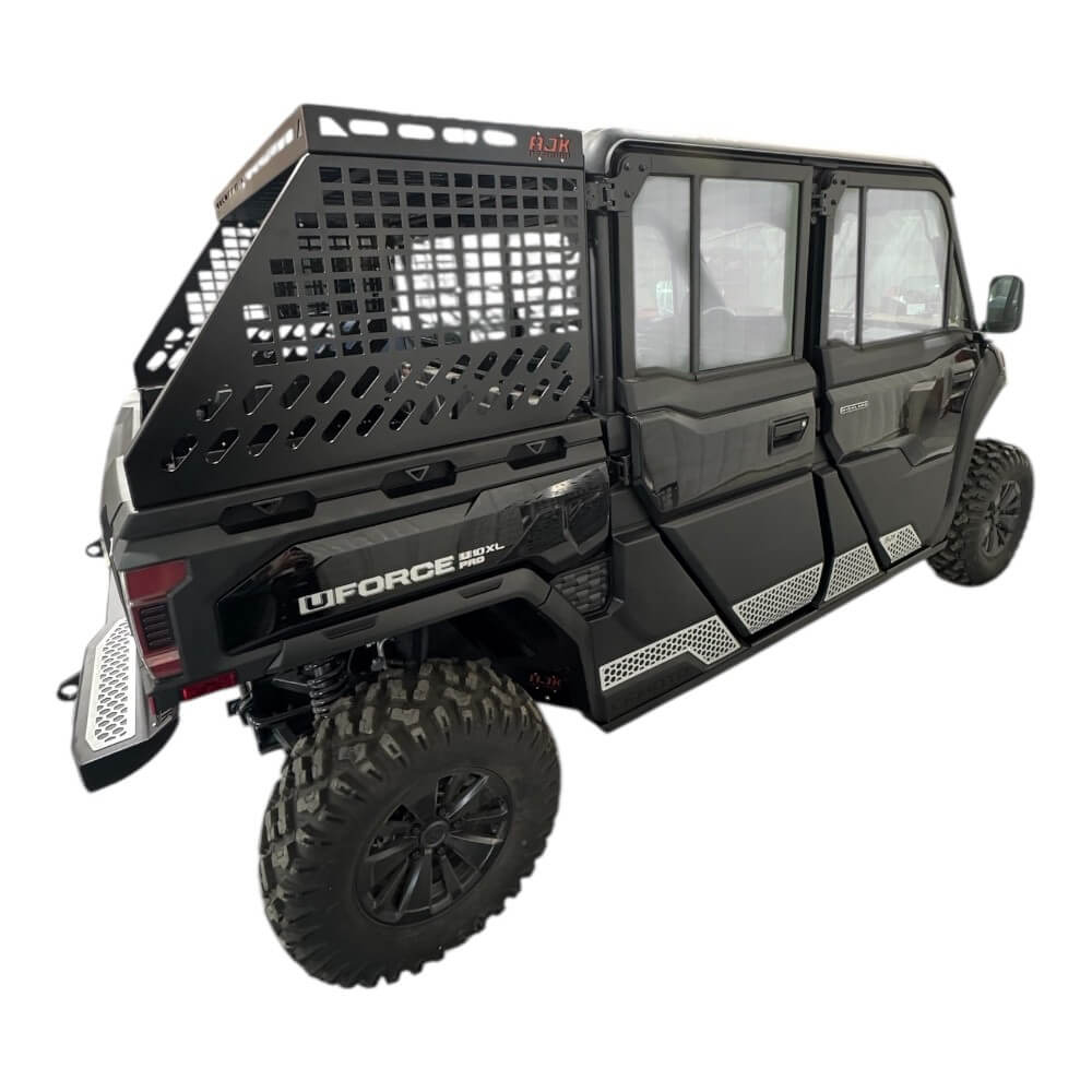 CF Moto UForce U10 Tall Bed Rack with Enclosure - Storage Options