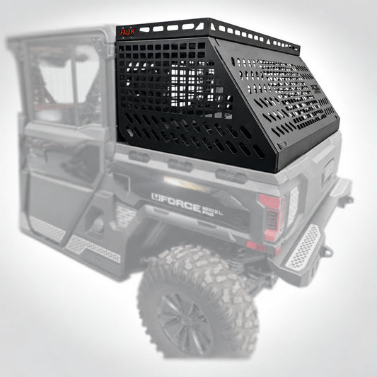 CF Moto UForce U10 Tall Bed Rack with Enclosure - Storage Options