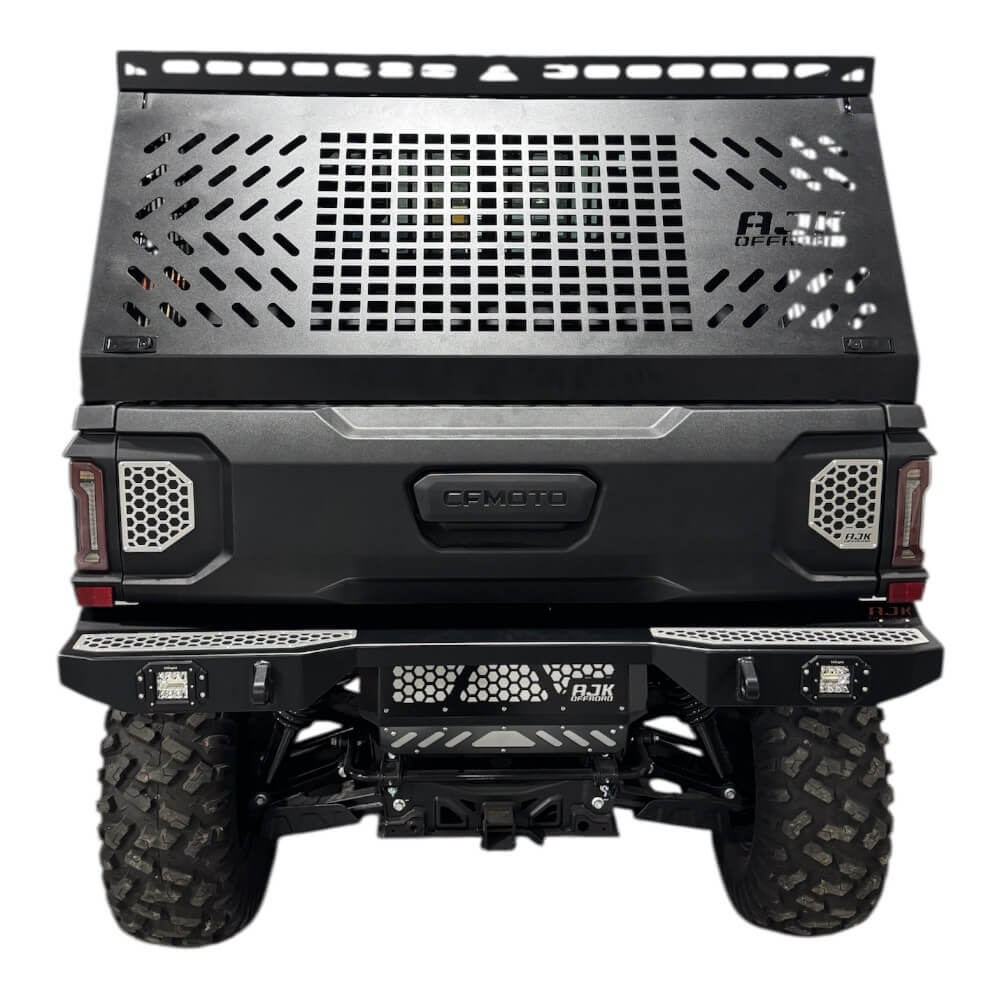 CF Moto UForce U10 Tall Bed Rack with Enclosure - Storage Options