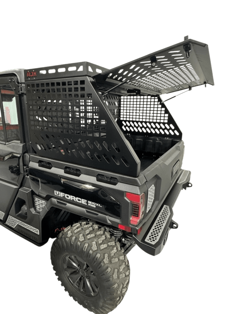 CF Moto UForce U10 Tall Bed Rack with Enclosure - Storage Options