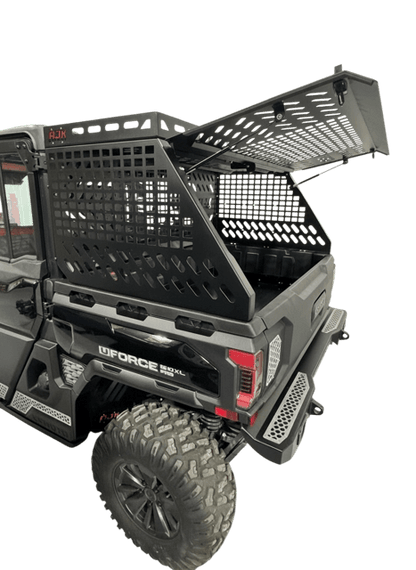 CF Moto UForce U10 Tall Bed Rack with Enclosure - Storage Options