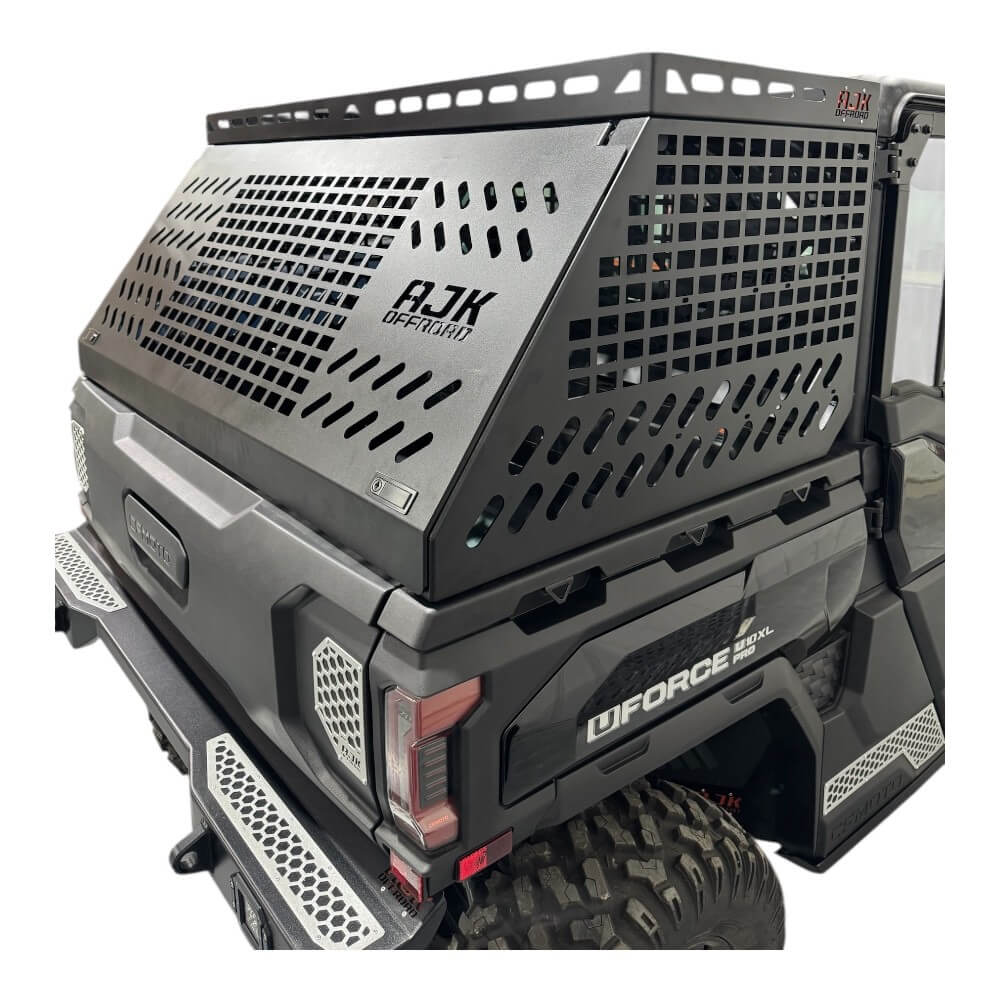 CF Moto UForce U10 Tall Bed Rack with Enclosure - Storage Options