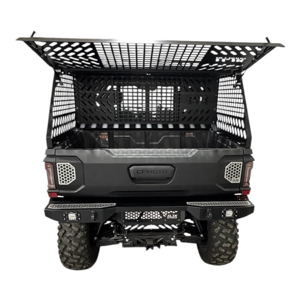 CF Moto UForce U10 Tall Bed Rack with Enclosure - Storage Options