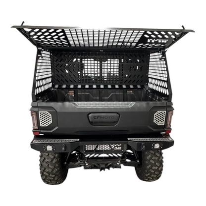 CF Moto UForce U10 Tall Bed Rack with Enclosure - Storage Options