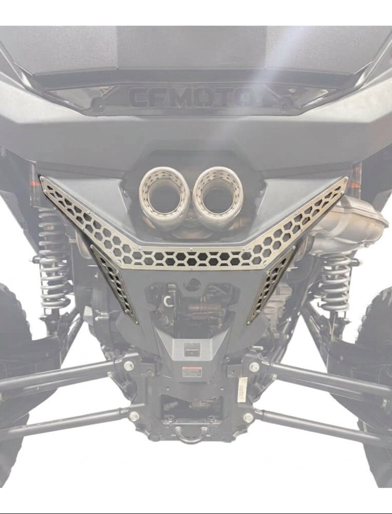 CF Moto Z-10 Exhaust Cover Accents - Exhaust