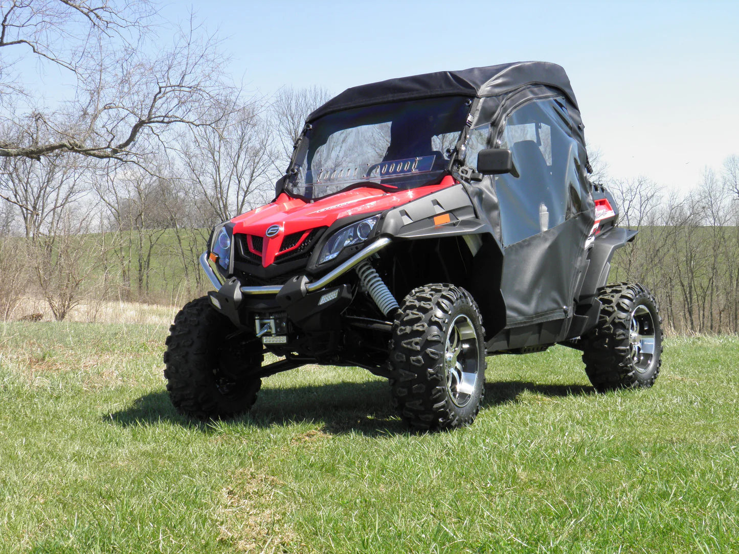 CFMoto ZForce 500/800/1000 - Full Cab Enclosure for Hard Windshield (Full Doors)