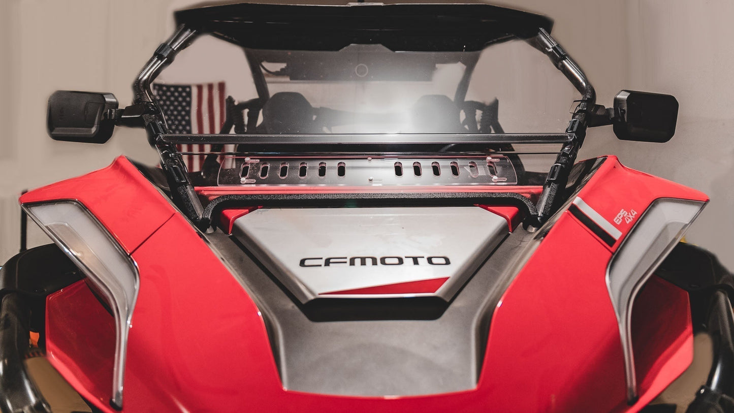 CF Moto ZForce 950 - 2 Piece Scratch-Resistant Windshield - Windshields