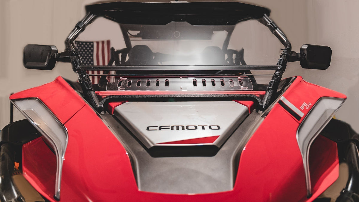 CF Moto ZForce 950 - 2 Piece Scratch-Resistant Windshield - Windshields