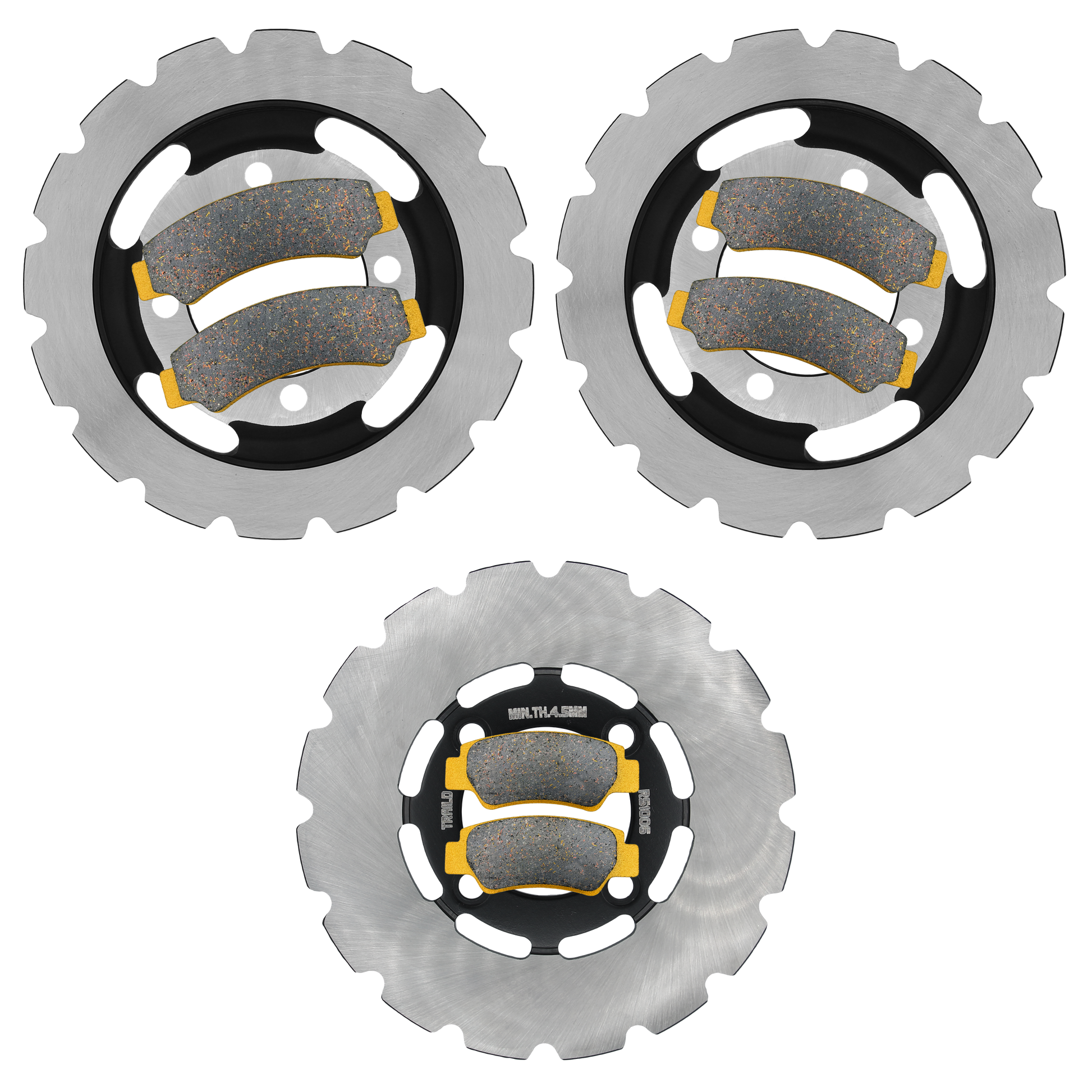 CFMoto CForce 400/500 2023-2026 Ridge Rider Rotor and Brake Pad Kit - Pad & Rotor Kit