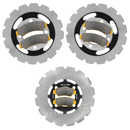 CFMoto CForce 400/500 2023-2026 Ridge Rider Rotor and Brake Pad Kit - Ceramic Pad & Rotor Set - Pad & Rotor Kit