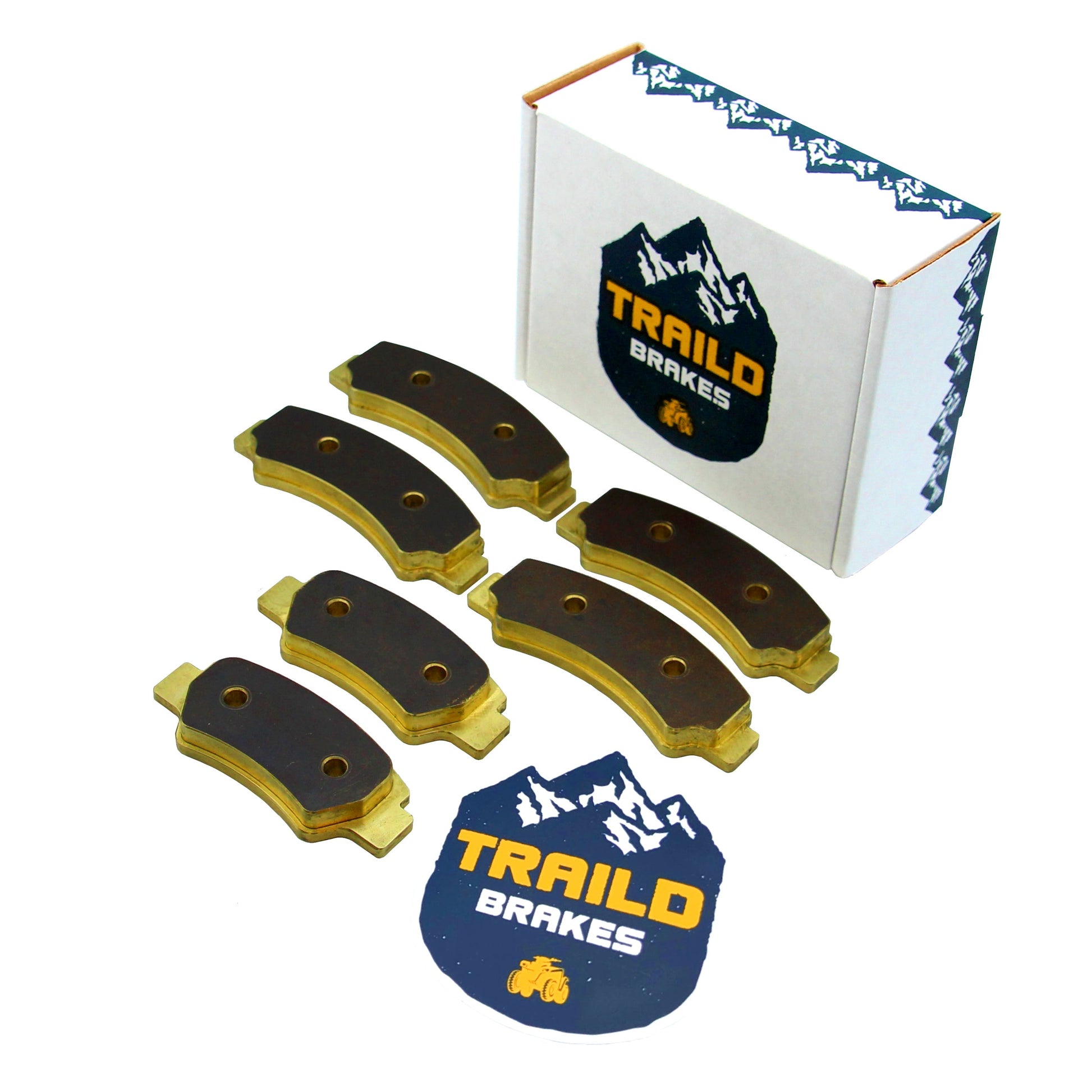 CFMoto CFORCE 400/500 G2 2022-2026 Brass Brake Pad Set - Vehicle Parts & Accessories
