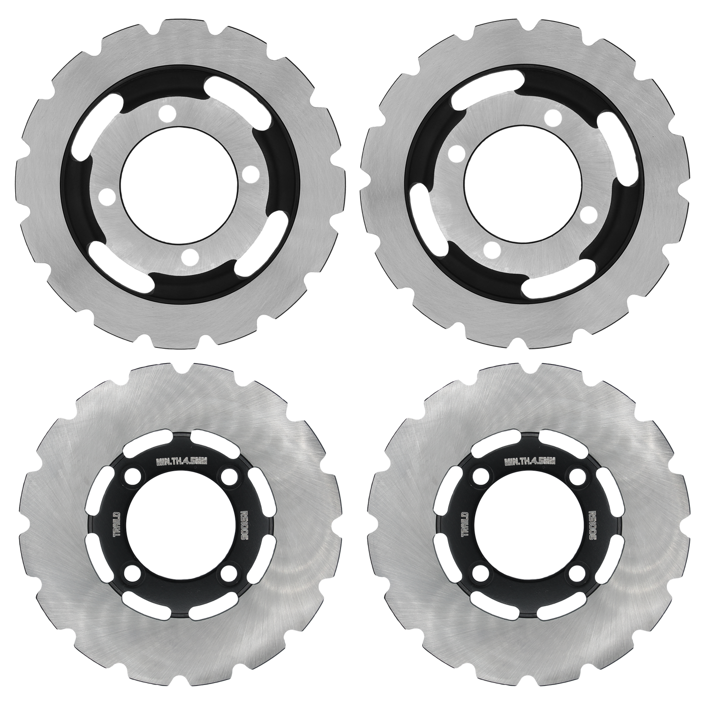 CFMoto CForce 600/800/1000 2019-2025 Ridge Rider Disc Brake Rotors - Full Vehicle Set (Front & Rear) - Brake Rotors