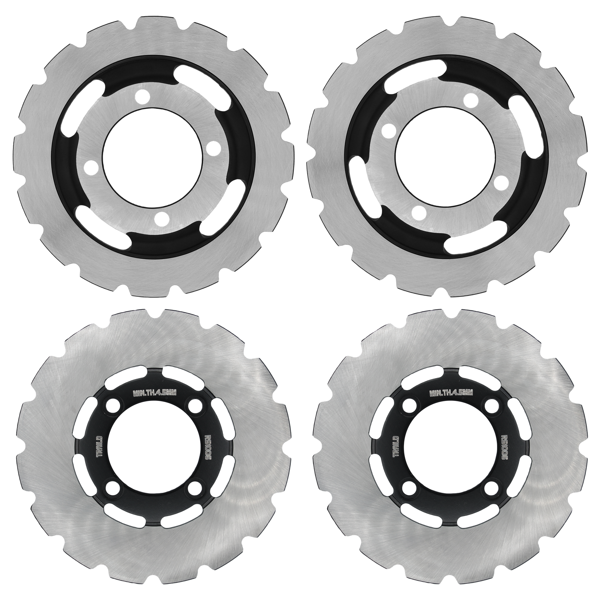 CFMoto CForce 600/800/1000 2019-2025 Ridge Rider Disc Brake Rotors - Full Vehicle Set (Front & Rear) - Brake Rotors