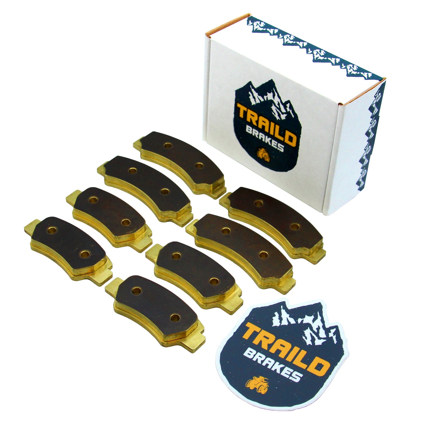 CFMoto CFORCE 600/800/1000 2019-2026 Brass Brake Pad Set - Vehicle Parts & Accessories