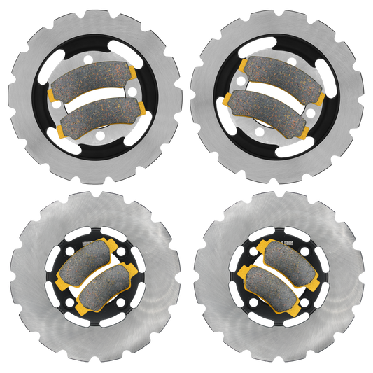 CFMoto CForce 600/800/1000 2019-2026 Ridge Rider Rotor and Brake Pad Kit - Ceramic Pad & Rotor Set - Pad & Rotor Kit
