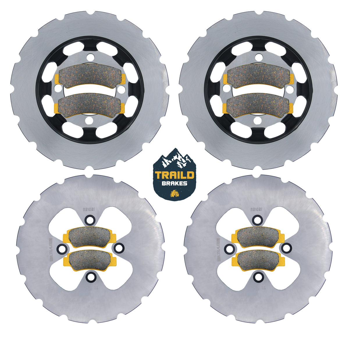 CFMoto CFORCE 800/1000 2024-2026 Ridge Rider Rotor and Pad Kit - Ceramic Pad & Rotor Set - Pad & Rotor Kit