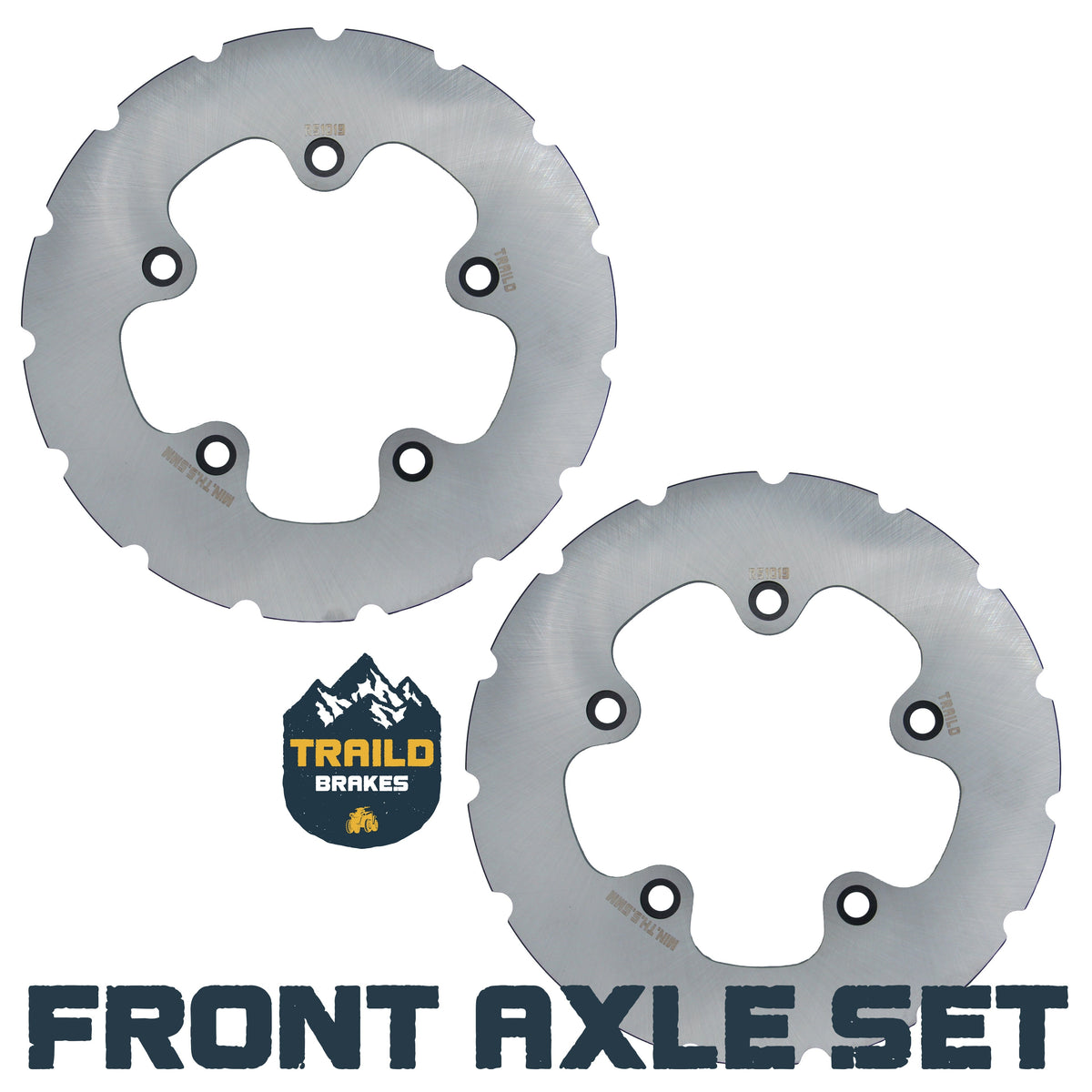 CFMoto U10 PRO/U10XL PRO 2025-2026 Ridge Rider Disc Brake Rotors - Axle Set (Front) - Brake Rotors