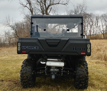 CFMoto UForce 1000 - 1 Pc Lexan Back Panel w/Clamp and Vent Options - Windshields